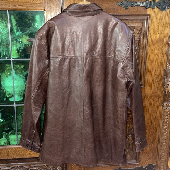 Andrew Marc Men's Leather Jacket - Picture 14 of 14
